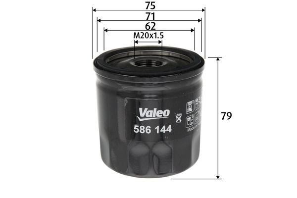 Filtru ulei VALEO 586144
