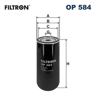 Filtru ulei # Volvo S60 2001 2002 2003 2004 2005 2006 2007 2008 2009 2010 # OP584 # FILTRON