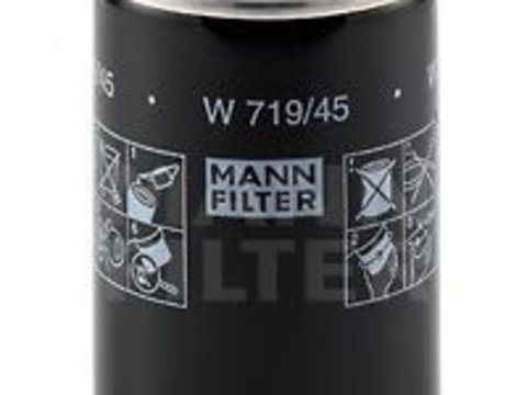 Filtru ulei VW GOLF 6 Variant (AJ5) (2009 - 2013) MANN-FILTER W 719/45