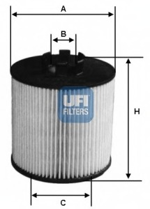 Filtru ulei # Vw Tiguan 2007 2008 2009 2010 2011 2012 2013 2014 2015 2016 2017 2018 2019 2020 2021 2022 2023 2024 2025 # 25 047 00 # UFI