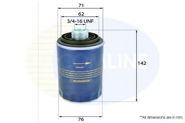 Filtru ulei VW TIGUAN (5N) (2007 - 2016) COMLINE E