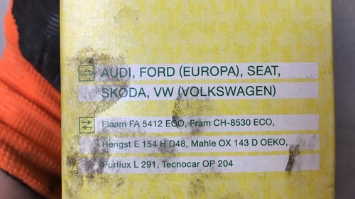 Filtru Ulei VW Volkswagen/ Seat/ Audi/ S