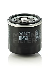 Filtru ulei W 67 MANN-FILTER pentru Mitsubishi Col