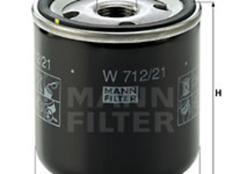 Filtru ulei (W71221 MANN-FILTER) CASE IH,CHERY,CHRYSLER,DODGE,JEEP,NEW HOLLAND,PLYMOUTH,TALBOT