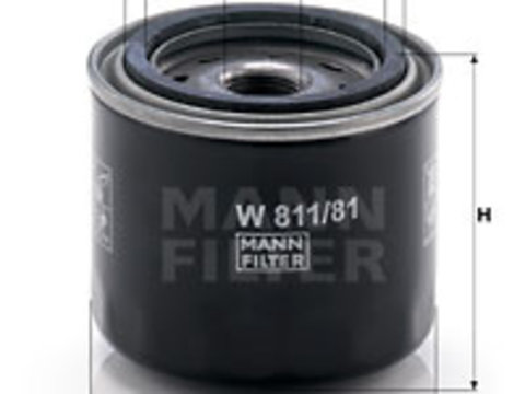 Filtru ulei (W81181 MANN-FILTER) DAEWOO,DAIHATSU,HAFEI,HOLDEN,INNOCENTI,LANDINI,MARUTI,PERODUA,SUZUKI,TOYOTA