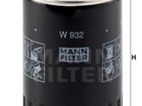 Filtru ulei (W932 MANN-FILTER) RENAULT