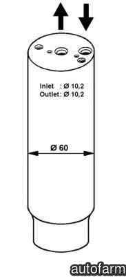 Filtru Uscator Aer Conditionat ALFA ROMEO 147 (937) NRF 33031