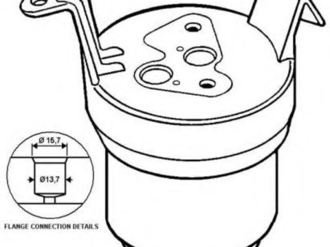 Filtru uscator aer conditionat BMW Z3 cupe (E36) (1997 - 2003) NRF 33111