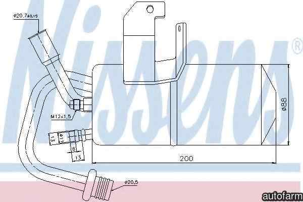 Filtru Uscator Aer Conditionat FORD FIESTA Van NISSENS 95317