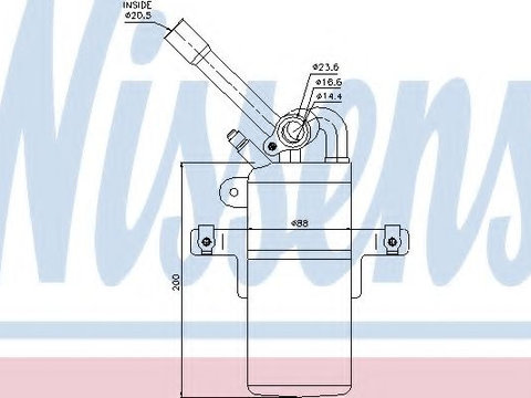 Filtru uscator aer conditionat FORD FOCUS Clipper (DNW) (1999 - 2007) NISSENS 95213