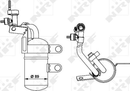 Filtru Uscator Aer Conditionat FORD FOCUS II DA NR