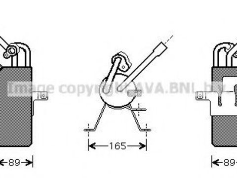 Filtru uscator aer conditionat FORD TRANSIT CONNECT (P65_, P70_, P80_) (2002 - 2016) AVA QUALITY COOLING FDD374