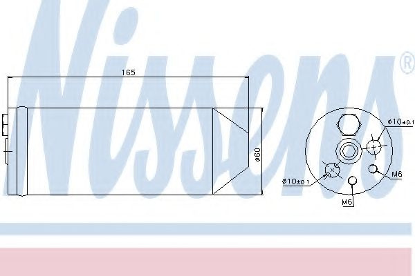 Filtru uscator aer conditionat HONDA INTEGRA cupe (DC2, DC4) (1993 - 2001) NISSENS 95070