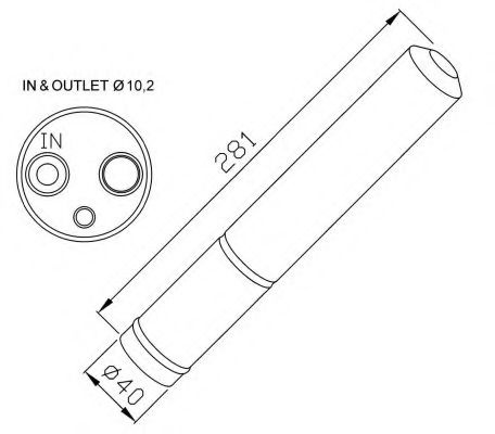 Filtru uscator aer conditionat LAND ROVER RANGE RO