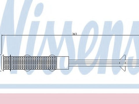Filtru uscator aer conditionat MERCEDES CLK (C209) (2002 - 2009) NISSENS 95357