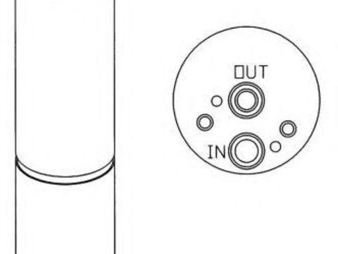 Filtru uscator aer conditionat MERCEDES VITO caroserie (638) (1997 - 2003) NRF 33168