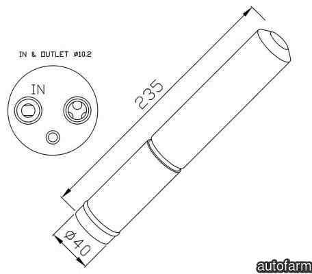 Filtru Uscator Aer Conditionat NISSAN CABSTAR platou / sasiu F23 H41 H42 NRF 33225