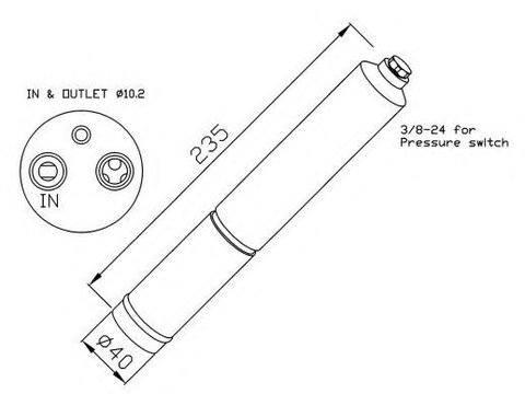 Filtru uscator aer conditionat NISSAN X-TRAIL (T31) (2007 - 2013) NRF 33224