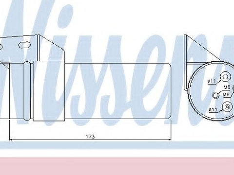 Filtru uscator aer conditionat RENAULT LOGAN I (LS_) (2004 - 2016) NISSENS 95476