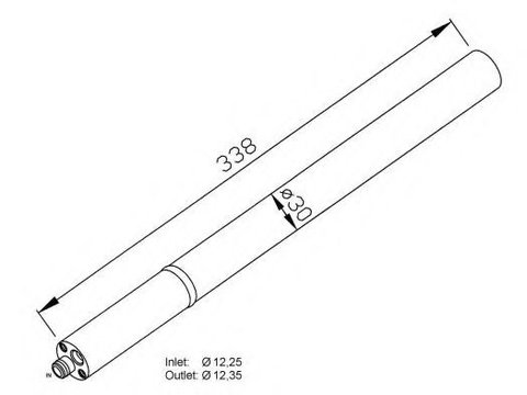 Filtru uscator aer conditionat VW CADDY IV combi (Saab, SAJ) (2015 - 2016) NRF 33211