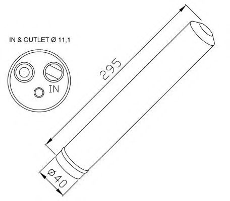 Filtru uscator aer conditionat VW CRAFTER 30-50 platou / sasiu (2F_) (2006 - 2016) NRF 33298