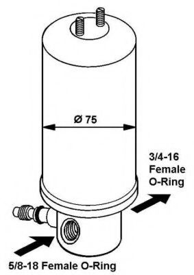 Filtru uscator aer conditionat VW LUPO (6X1, 6E1) (1998 - 2005) NRF 33061