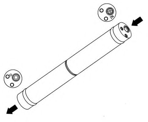 Filtru uscator aer conditionat VW POLO Variant (6K