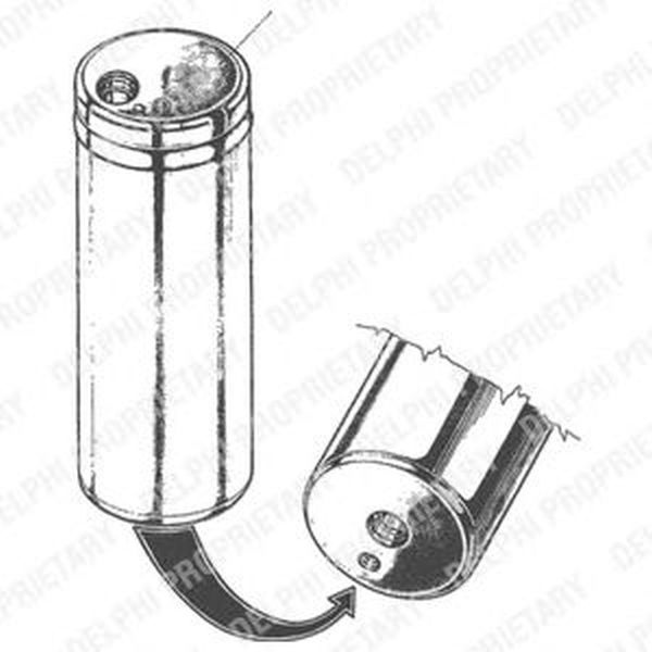 Filtru uscator clima AUDI A3 8P1 DELPHI TSP0175055