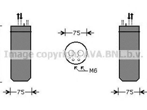 Filtru uscator clima AUDI A6 4F2 C6 AVA ID210