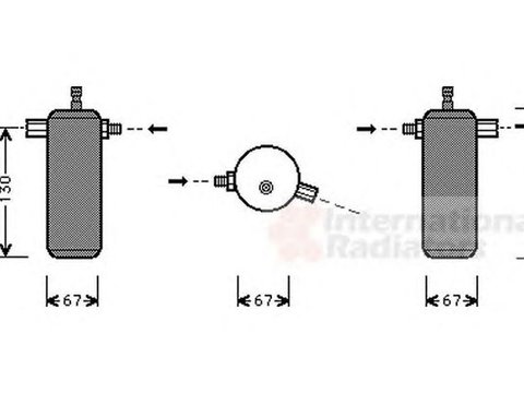 Filtru uscator clima CHRYSLER NEON PL VAN WEZEL 0700D044