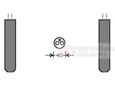 Filtru uscator clima CITROEN C-CROSSER EP VAN WEZEL 5300D017