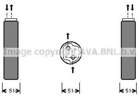 Filtru uscator clima DACIA LOGAN LS AVA RTD094