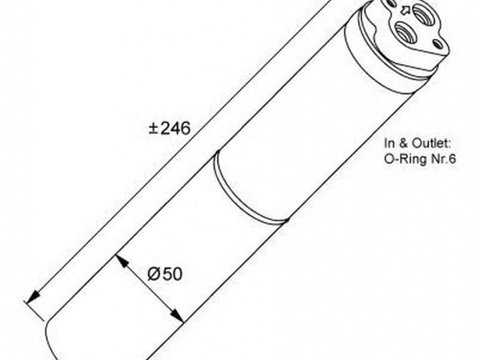 Filtru uscator clima DACIA LOGAN LS NRF 33133