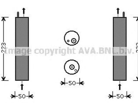 Filtru uscator clima DAEWOO LACETTI hatchback KLAN AVA DWD057