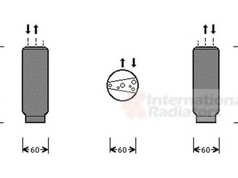 Filtru uscator clima FIAT BRAVA 182 VAN WEZEL 0100D003