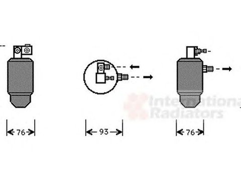 Filtru uscator clima FIAT SCUDO Combinato 220P VAN WEZEL 0900D164