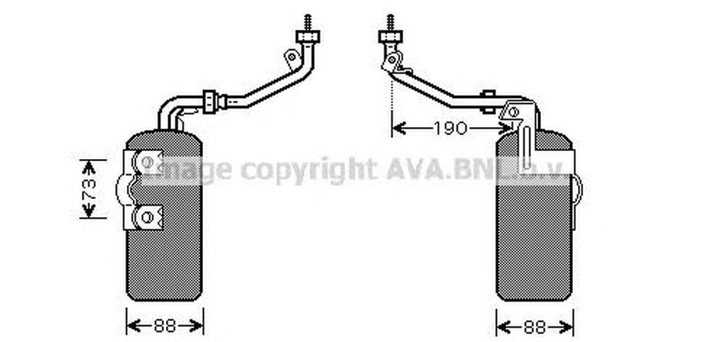 Filtru uscator clima FORD C-MAX DM2 AVA FDD387