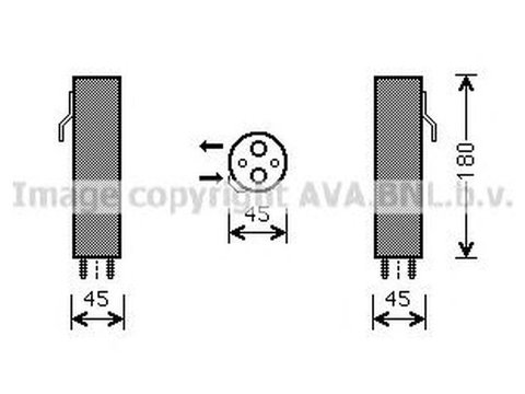 Filtru uscator clima FORD FIESTA VI AVA FDD584