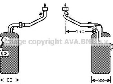 Filtru uscator clima FORD FOCUS C-MAX AVA FDD387