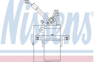 Filtru uscator clima FORD FOCUS combi DNW NISSENS 