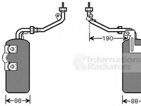 Filtru uscator clima FORD FOCUS II Cabriolet VAN WEZEL 1800D387