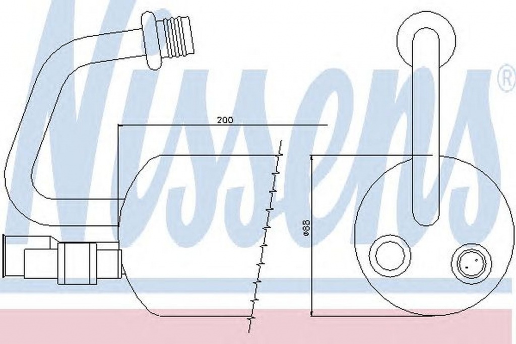 Filtru uscator clima FORD MONDEO II combi BNP NISSENS 95211