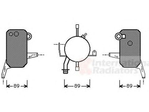 Filtru uscator clima FORD TRANSIT bus E VAN WEZEL 1800D119