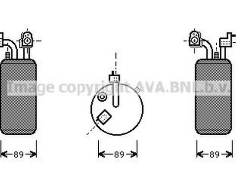 Filtru uscator clima HYUNDAI SONATA II Y-2 AVA HYD067