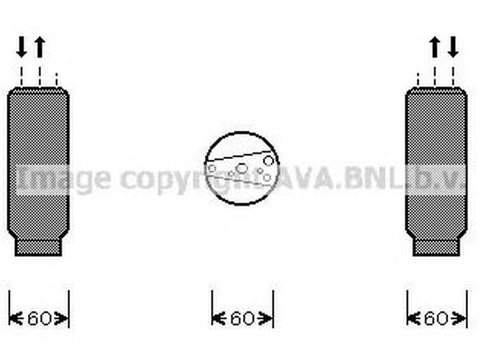 Filtru uscator clima LEXUS LS UCF20 AVA TOD005