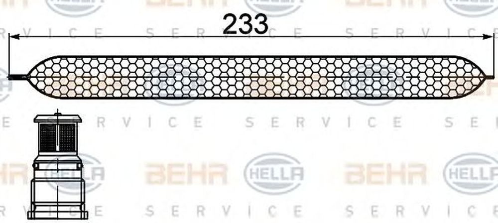 Filtru uscator clima LEXUS RX MCU15 HELLA 8FT 351 200-251