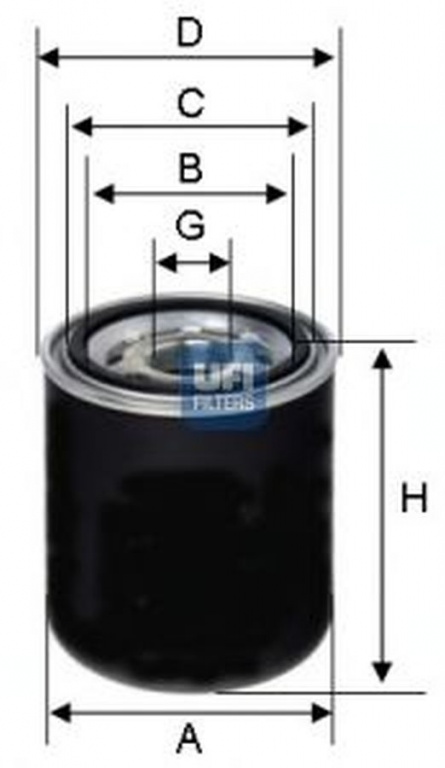 Filtru uscator clima MAN TGA UFI 2725900