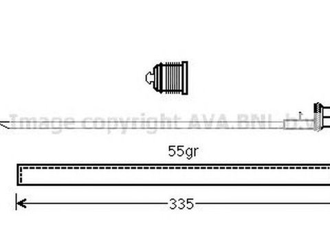 Filtru uscator clima MERCEDES-BENZ C-CLASS cupe C204 AVA MSD601