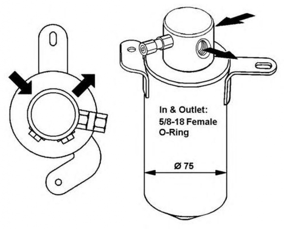 Filtru uscator clima MERCEDES-BENZ CLK C208 NRF 33