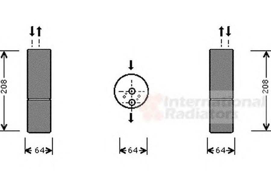 Filtru uscator clima MERCEDES-BENZ S-CLASS cupe C215 VAN WEZEL 3000D053